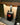 Red brick fireplace set