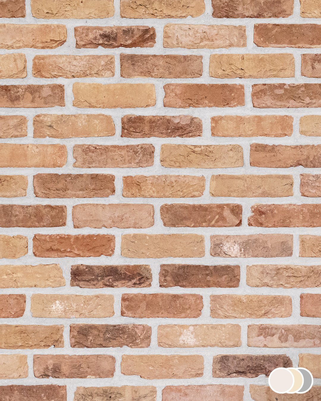 Blend 11 | Reclaimed Multi Brick Slips – The Brick Tile Company