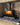 Fireplace brown old brick slips