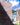 Pink external brick slip cladding