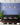 Blue glazed brick slips in a restaurant