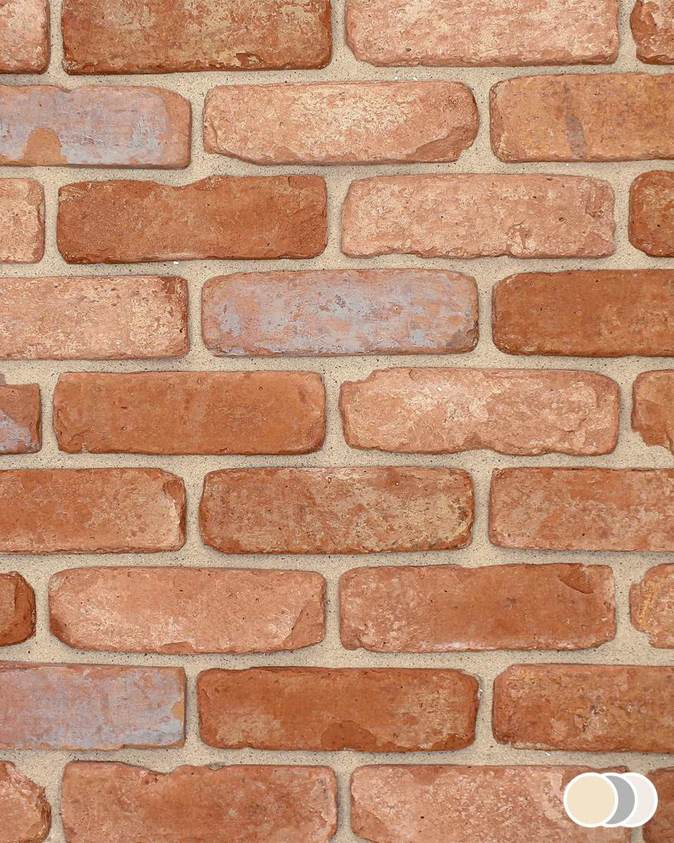 Blend 5 Brick Slips | The Reclaimed Collection – The Brick Tile Company