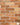 A brick slip panel image, close up of blend 89 - orange multi coloured, and white mortar in the gaps