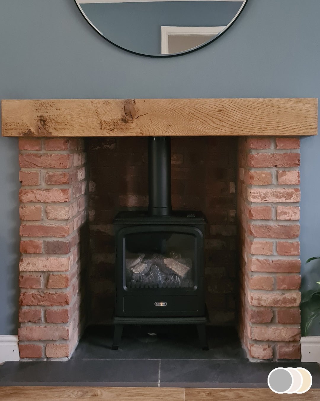 Rustic Red Multi Blend 3 | Rustic Red Multi Brick Slips – The Brick Tile Company
